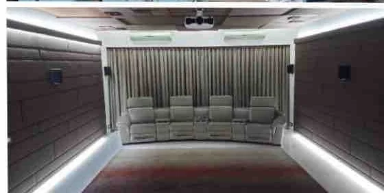 Minimalist Cove Cinema